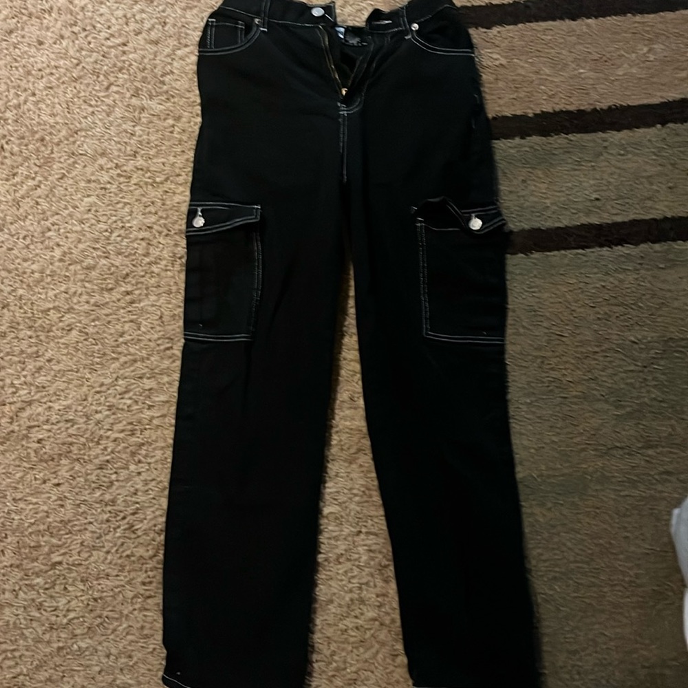 Size 2, black cargo pants